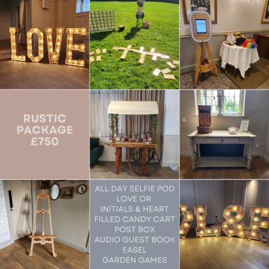 Rustic Package £750